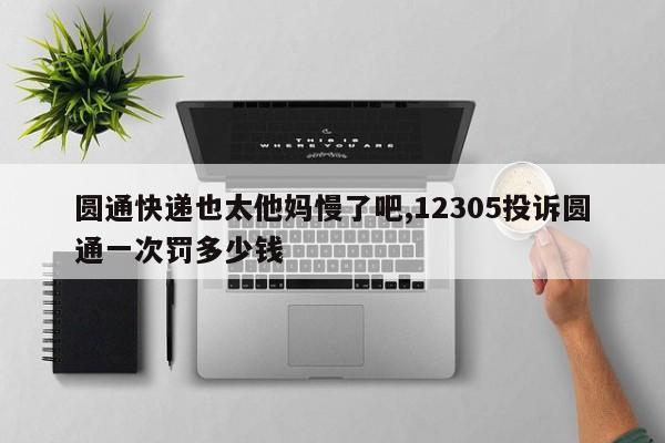圆通快递也太他妈慢了吧,12305投诉圆通一次罚多少钱
